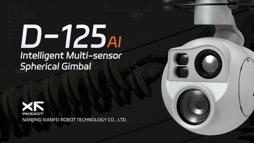 D-125AI Intelligent Multi-Sensor Spherical Gimbal Camera